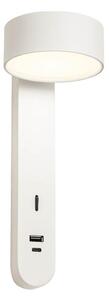 Redo 01-4640 - LED Nástěnné svítidlo SADES LED/6W/230V CRI 90 USB bílá