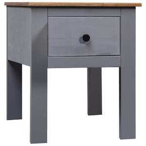 Noční stolek šedý 46 x 40 x 57 cm borovice řada Panama