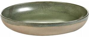 Miska SERAX Surface 32 cm, camo zelená