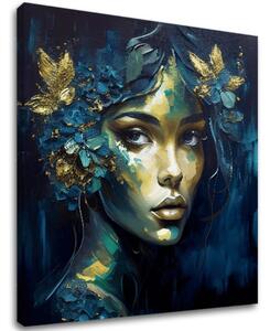 Moderní obrazy na plátně - Feminine Grace in Motion - 60x60 cm