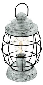 Eglo 79436 - Stolní lampa BAMPTON 1xE27/60W/230V stříbrná
