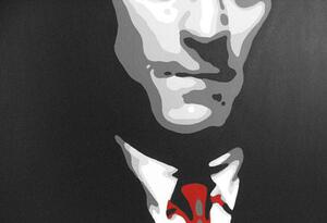 Ručně malovaný POP ART obraz GOODFELLAS 150x50 cm