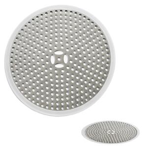Odtokové sítko vlasový lapač sprchy - Nerezová ocel - 118 mm - Protiskluzový okraj - Pro sprchu a koupelnu