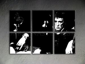 Ručně malovaný POP ART obraz SCARFACE-AL PACINO 150x100 cm