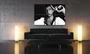 Ručně malovaný obraz POP Art Scarface - AL PACINO 6 dílů al38 - AL PACINO 6 dílný al38 - 90x60 cm