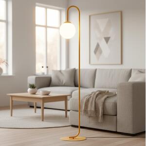 Stojací lampa FLOR 1xE14/10W/230V oranžová