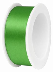Stuha saténová zelená 25mm x 3m (7,-Kč/m)