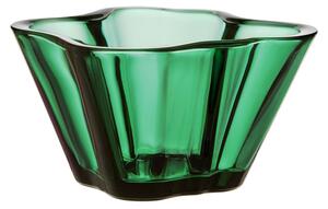 Miska Alvar Aalto iittala 7,5 cm smaragdová emerald – malý defekt ve skle *