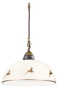 Kolarz 731.30.151-Lustr na lanku NONNA 1xE27/75W/230V pr. 30 cm jeleni rose gold