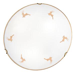 Kolarz 731.12.4.150-Nástěnné sv. NONNA 2xE27/60W/230V pr. 40 cm jeleni rose gold