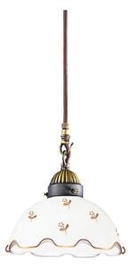 Kolarz 731.30.160- Lustr na lanku NONNA 1xE27/75W/230V pr. 20 cm květ. rose gold