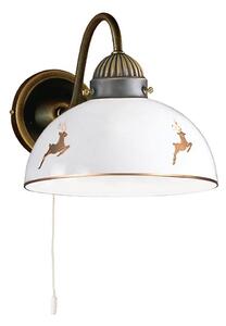 Kolarz 731.61.150 - Nástěnná lampa NONNA 1xE27/75W/230V jeleni rose gold