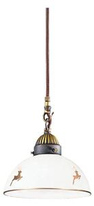 Kolarz 731.30.150-Lustr na lanku NONNA 1xE27/75W/230V pr. 20 cm jeleni rose gold
