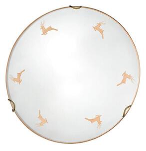 Kolarz 731.11.4.150-Nástěnné sv. NONNA 1xE27/60W/230V pr. 30 cm jeleni rose gold