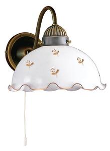 Kolarz 731.61.160 - Nástěnná lampa NONNA 1xE27/75W/230V květiny rose gold