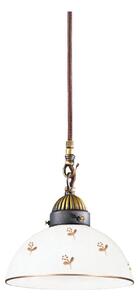 Kolarz 731.30.170- Lustr na lanku NONNA 1xE27/75W/230V pr. 20 cm květ. rose gold