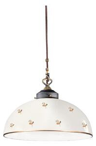 Kolarz 731.32.172- Lustr na lanku NONNA 1xE27/75W/230V pr. 36 cm květ. rose gold