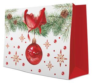 Vánoční dárková taška JINGLE BELLS MAXI 44 cm