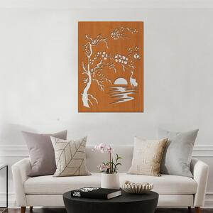 Dřevo života | Dřevěná dekorace na stěnu SAKURA | Rozměry (cm): 20x28 | Barva: Buk