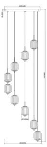 Zuma Line 003064-034749 - LED Lustr na lanku AKARI LED/55W/230V pr. 63 cm zlatá
