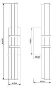 Zuma Line 003064-034736 - LED Nástěnná lampa IGGLY LED/8W/230V zlatá