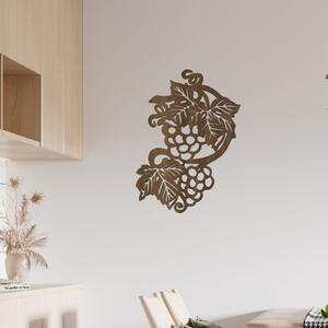 Dřevo života | Dřevěná dekorace HROZNO | Rozměry (cm): 40x57 | Barva: Bílá