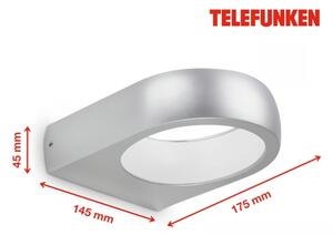 Telefunken 320204TF - LED Ven. nástěnné svítidlo LED/6,5W/230V IP44 matný chrom