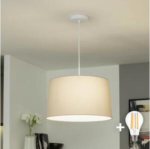 Brilagi - LED Lustr na lanku CERIA 1xE27/40W/230V pr. 45 cm béžová