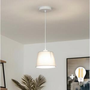 Brilagi - LED Lustr na lanku CERIA 1xE27/40W/230V pr. 20,5 cm šedá