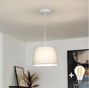 Brilagi - LED Lustr na lanku CERIA 1xE27/40W/230V pr. 30 cm šedá
