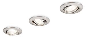 Philips 59243/17/E7 - SADA 3x Podhledové svítidlo 1xGU10/50W/230V