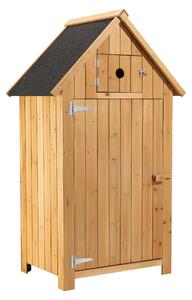 Zahradní domek úzký - Vrba - 770 x 540 x 1370 mm - Bitumenová střecha