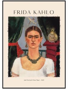 Frida Kahlo - Autoportrét 1929 Rozměr plakátu: A4 (21 x 29,7 cm)