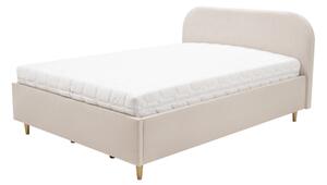 Čalouněná postel na zlatých nohách SANTADI 90x200 cm