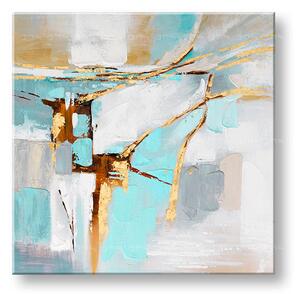 Malovaný obraz na stěnu ABSTRAKT 1 díl - 70x70 cm
