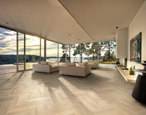 KAHRS Herringbone Dub ab krémově bílý 111PABEKFVKE600 - 2.30 m2