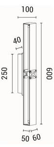 LED Nástěnné svítidlo LUIS LED/13W/230V 3000K