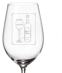 Dekorant Sklenička pro barmana VÍNO 350 ml 1 ks