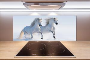 Panel do kuchyně Dva koně ve sněhu pksh-46568530