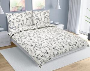 Povlečení krep na dvoudeku - 1ks 240x220, 2ks 70x90 cm Béžová,Šedá,Červená