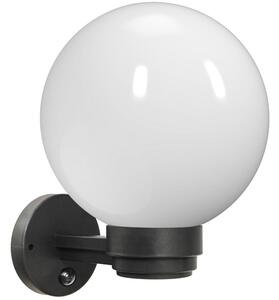 BRILAGI - Venkovní nást. svítidlo se senz. HARBOR 1xE27/40W/230V IP33 antr./bílá