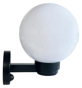 Brilagi - Venkovní nást. svítidlo se senz. HARBOR 1xE27/40W/230V IP33 černá/čirá
