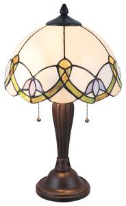 Stolní lampa Tiffany Adabelle - Ø 30*50 cm / E27/max 2*40W - Clayre & Eef