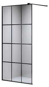BPS-koupelny Sprchová zástěna Walk-in SH04A BL 70 černá/transparent - bez vaničky