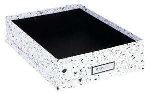Černo-bílá úložná krabice Bigso Box of Sweden Oskar