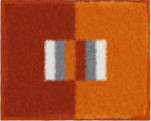 LineaDue CAPRICIO - Koupelnová předložka oranžová Rozměr: 50x80 cm