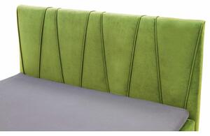 Zelená postel boxspring MARGO 120x200 cm