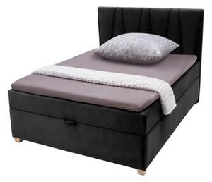 Černá postel boxspring MARGO 120x200 cm