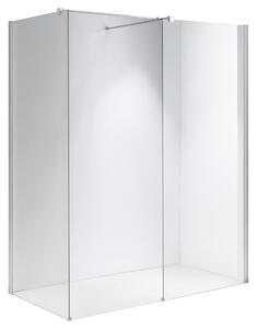 BPS-koupelny 2-dílná sprchová zástěna Walk-in SH07 DUO CR 90x90, chrom/transparent - bez vaničky