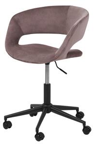 Čalouněná kancelářská židle HOLI růžová